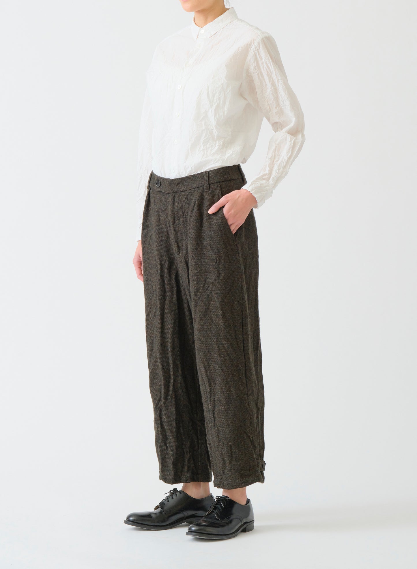 Cotton typewriter blouse