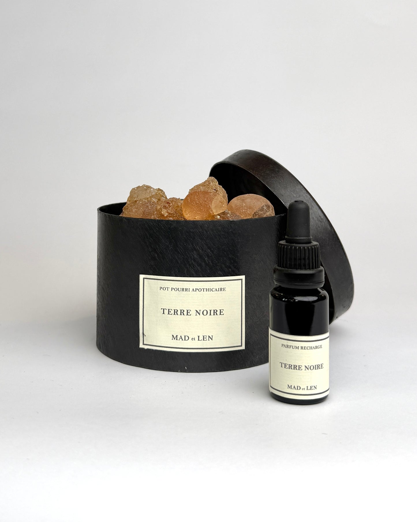 Potpourri apothicaire petit vegetal amber - terre noire