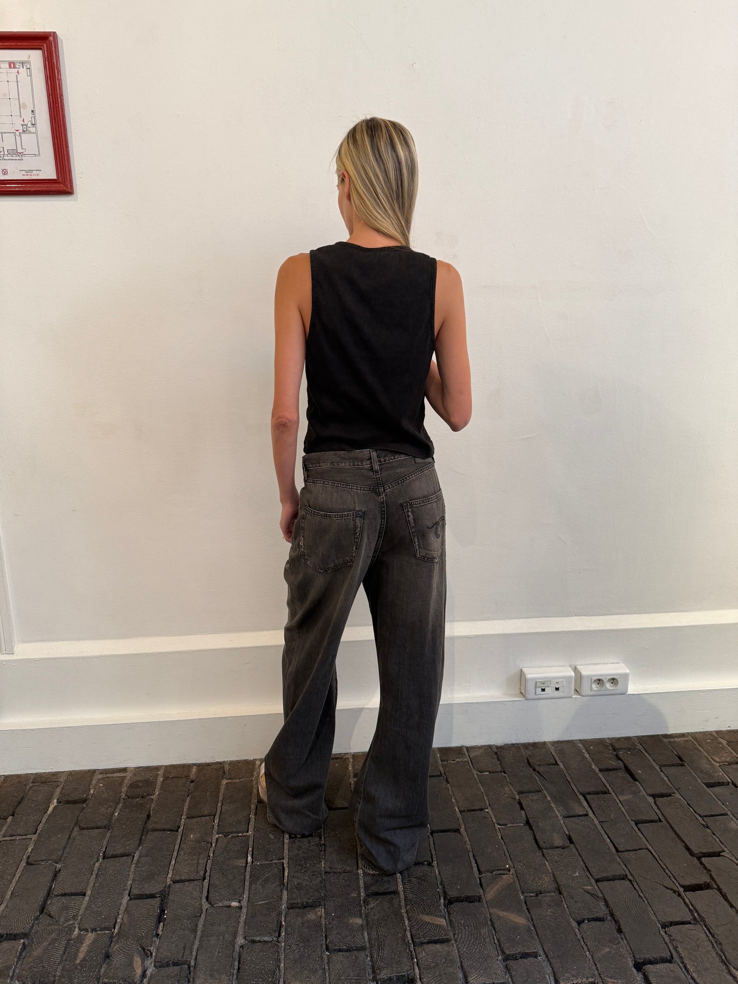Damon pleated wide leg