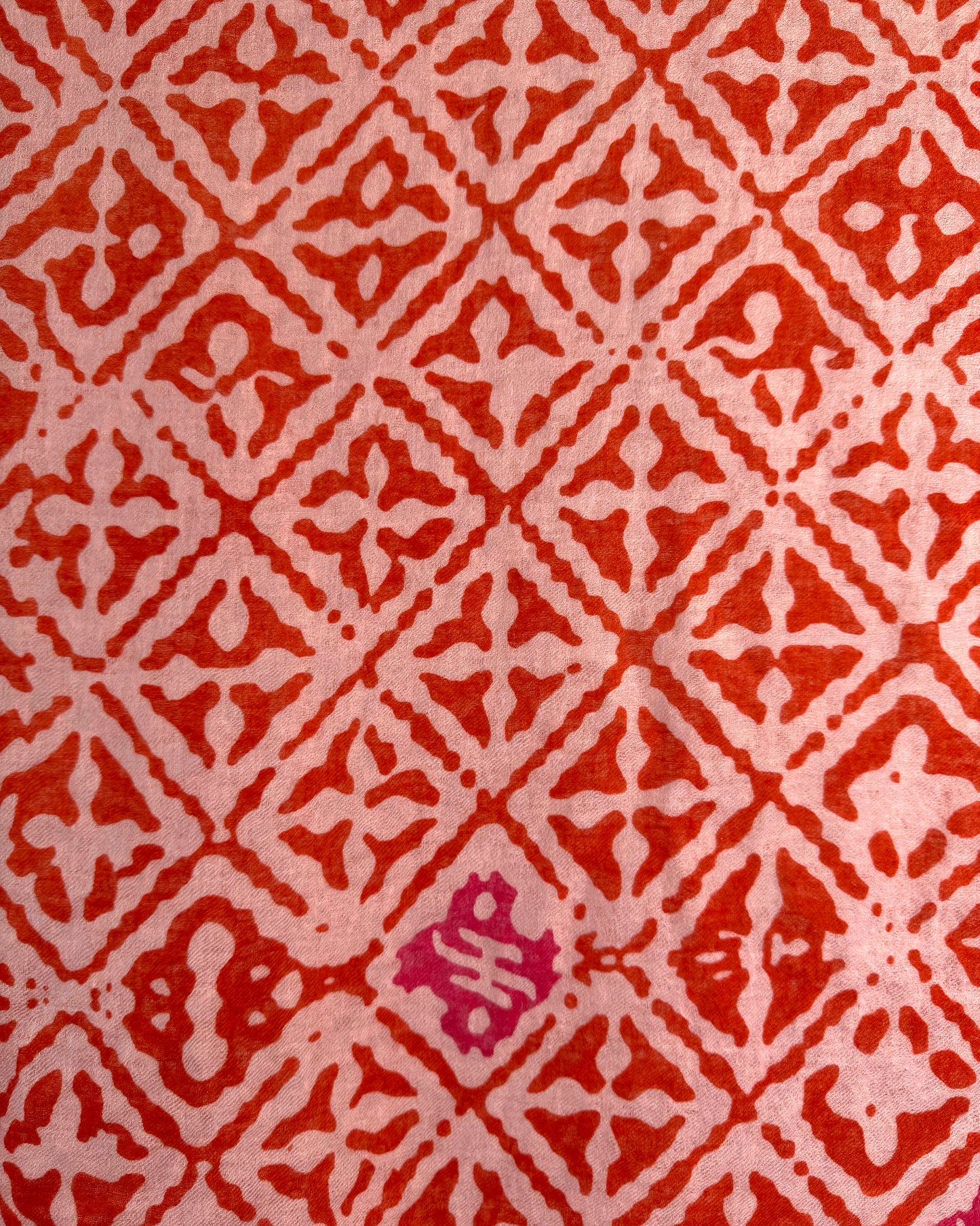 Felted Stole print Eyes of Marrakesh