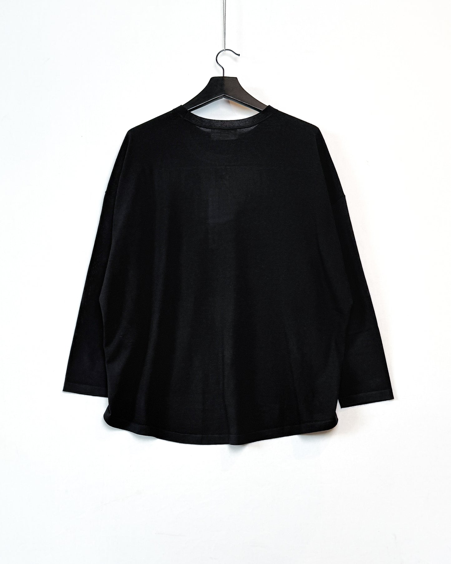 Extrafine relaxed crew jumper