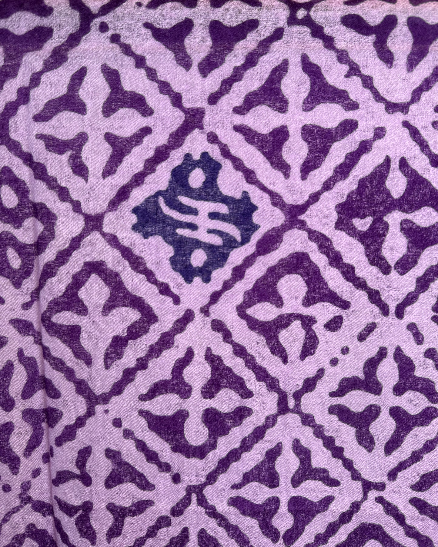 Felted stole print Eyes of Marrakesh