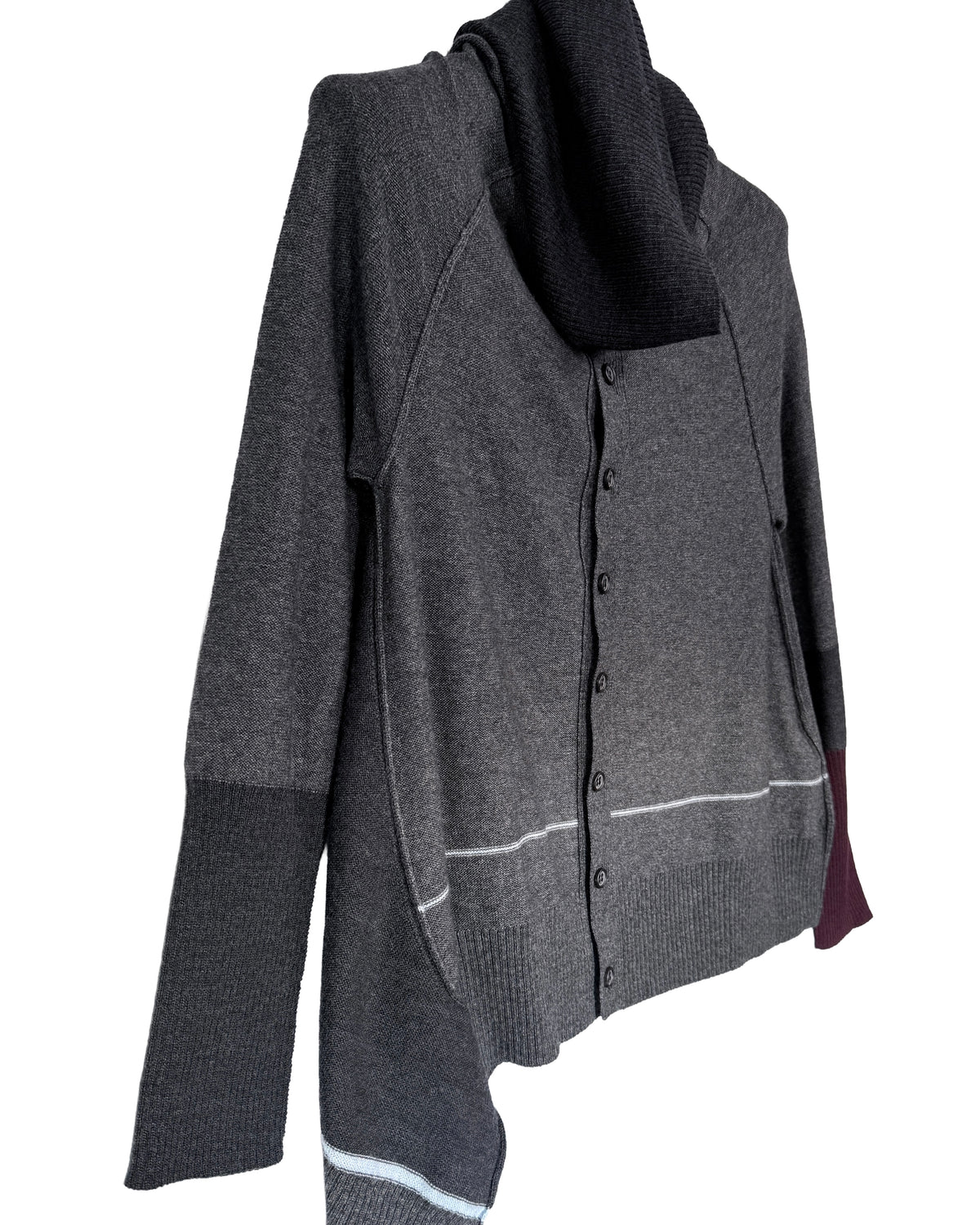Drape sleeve pullover