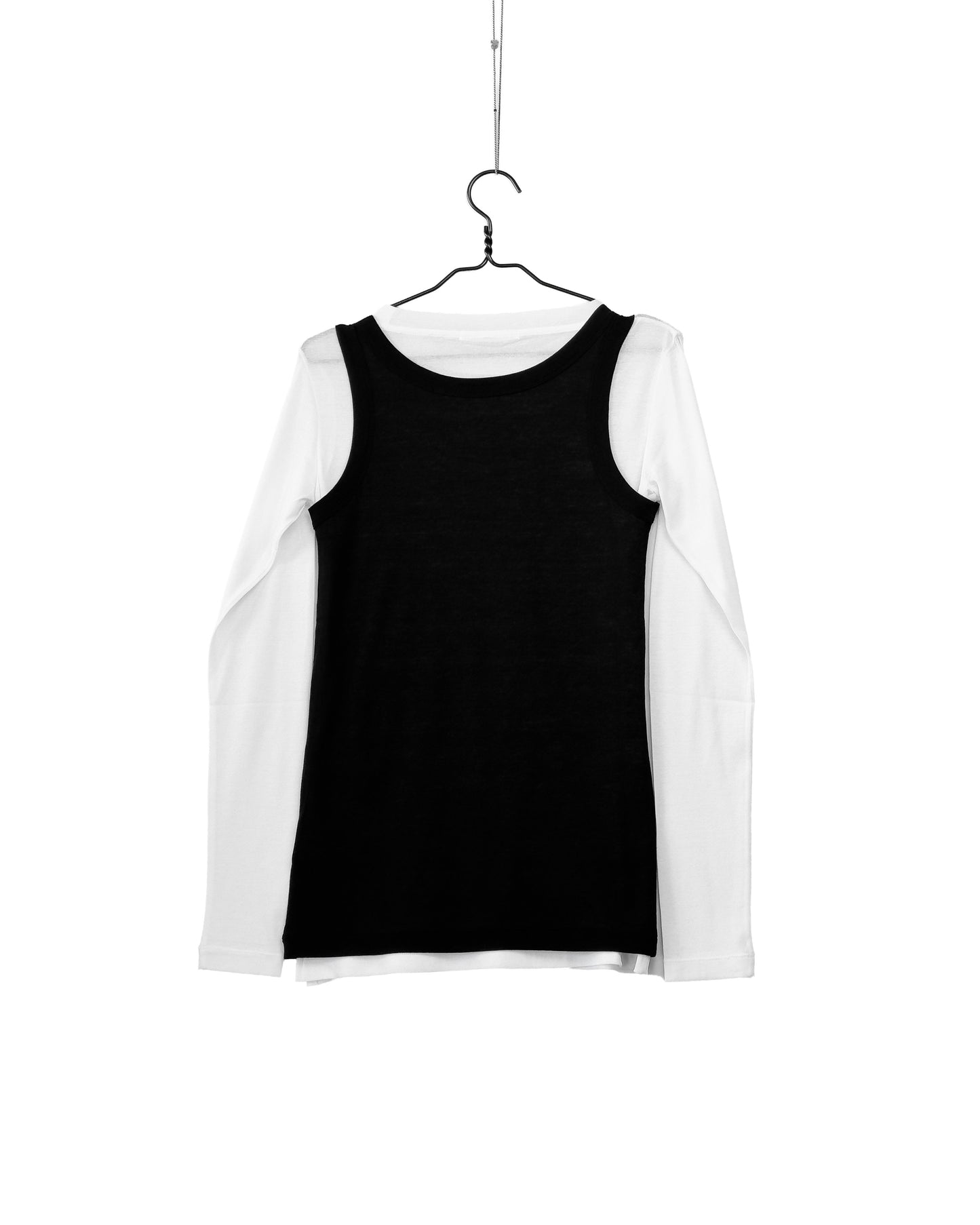High twisted milled layered top