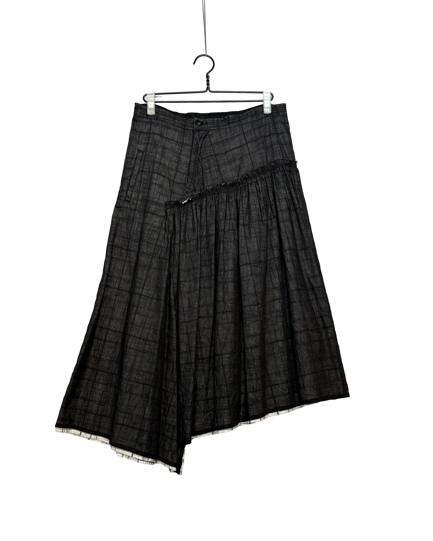 O-front open g skirt