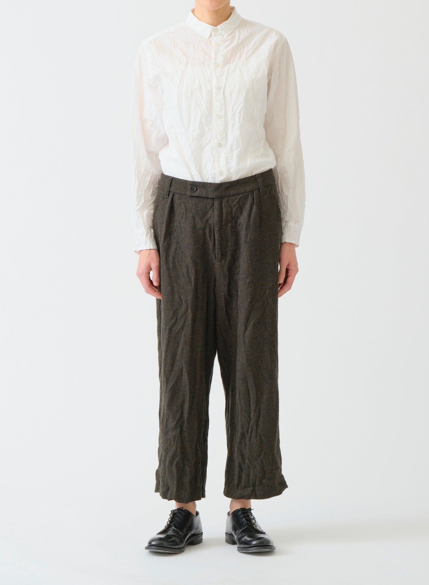 Cotton typewriter blouse