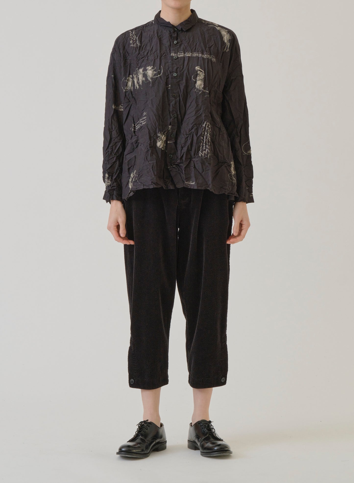 Animal concert print blouse