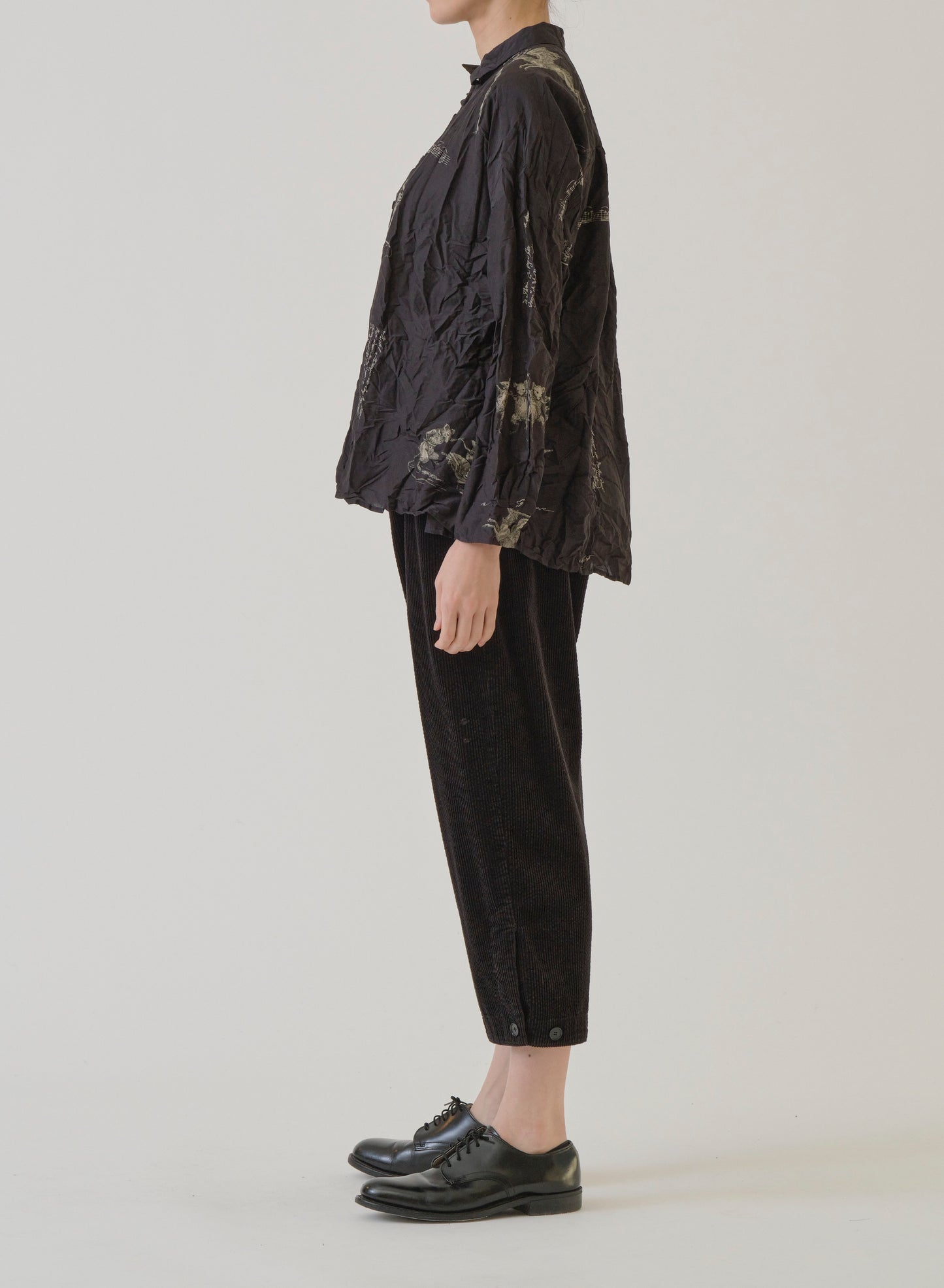 Animal concert print blouse