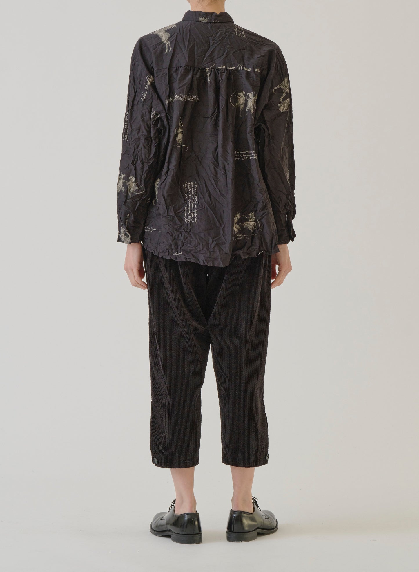 Animal concert print blouse