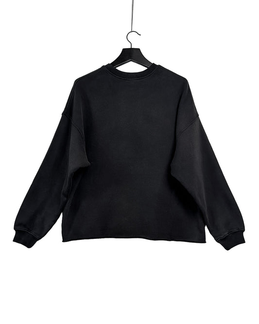 K bye oversized cut-off crewneck