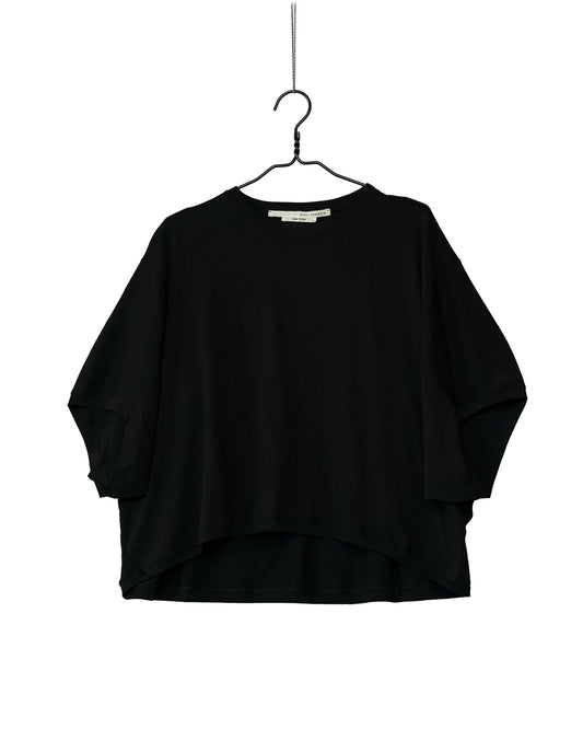 Cotton jersey loose top
