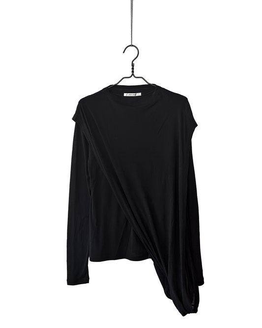 High twisted milled sheered top