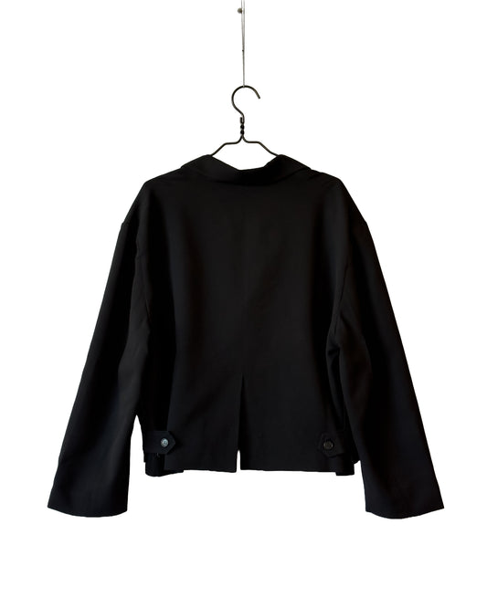 Viscose oversized blazer