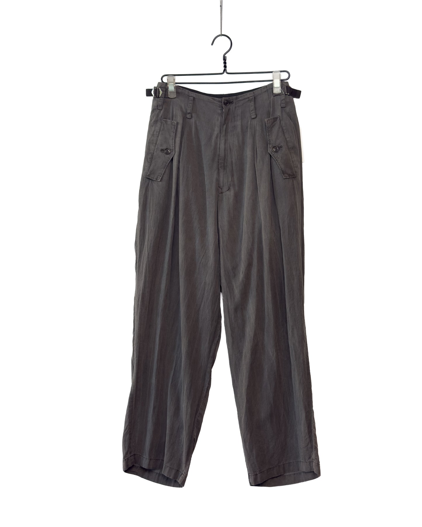 U-2 tuck wide pants