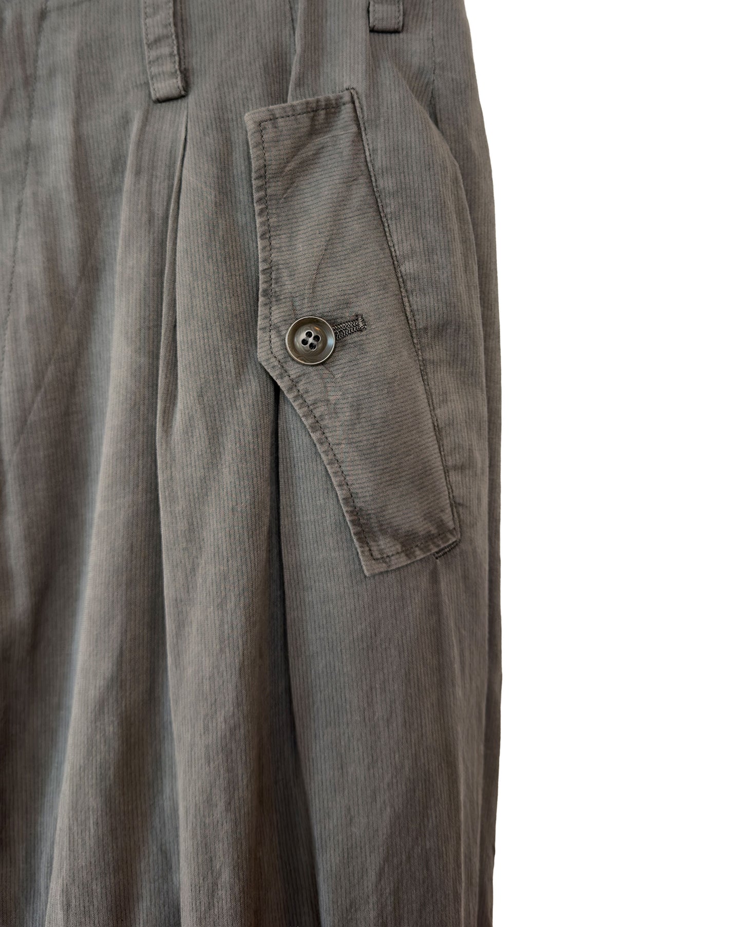 U-2 tuck wide pants
