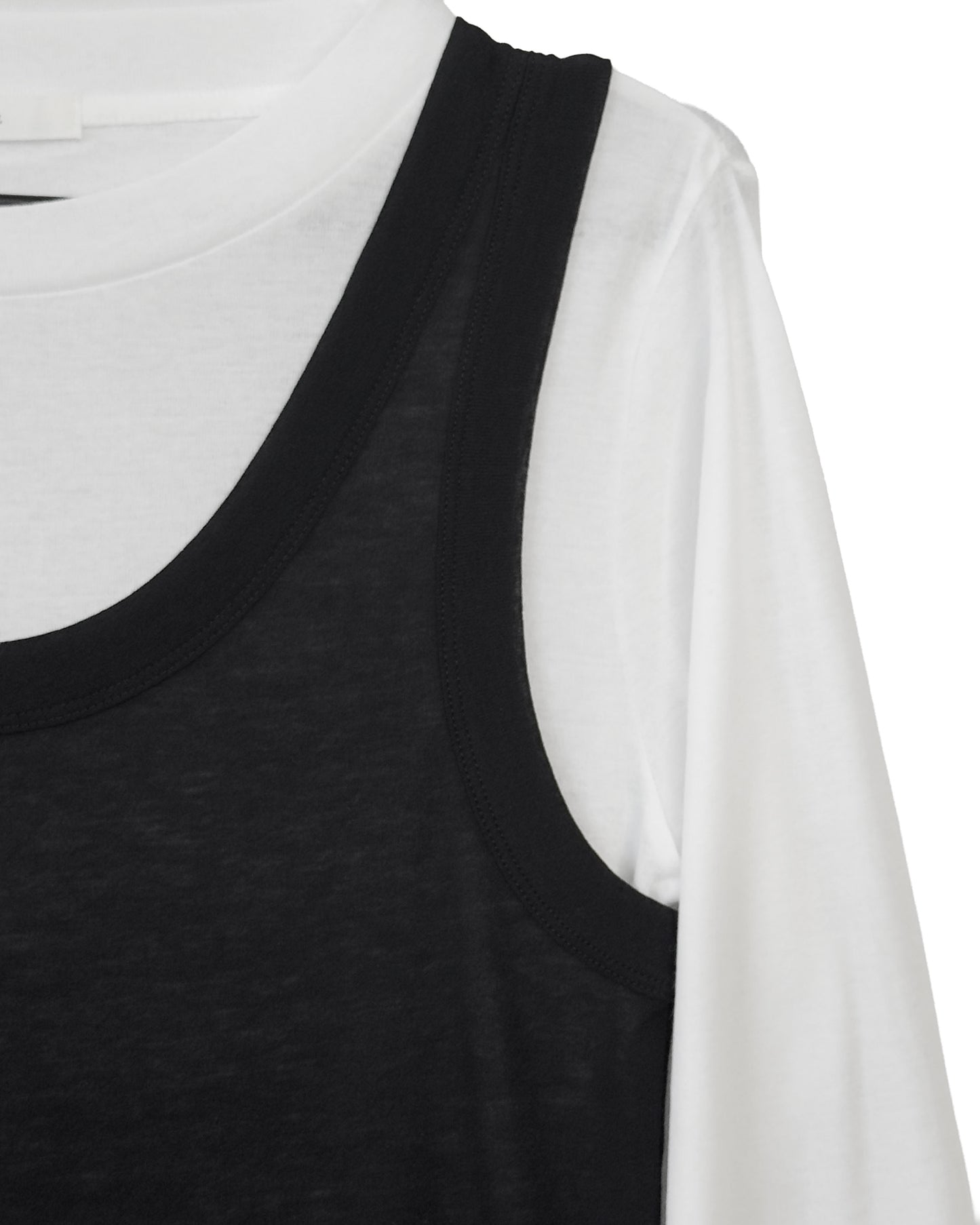 High twisted milled layered top
