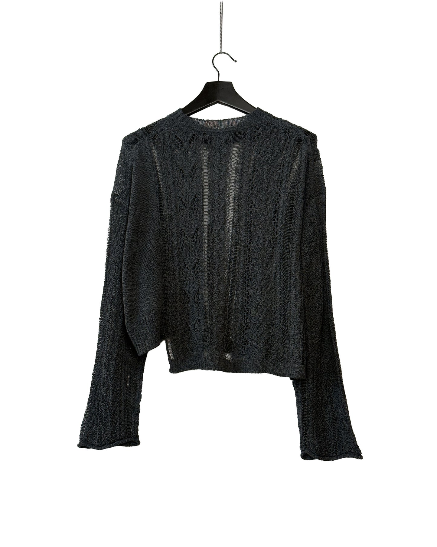 Cable long sleeve pullover