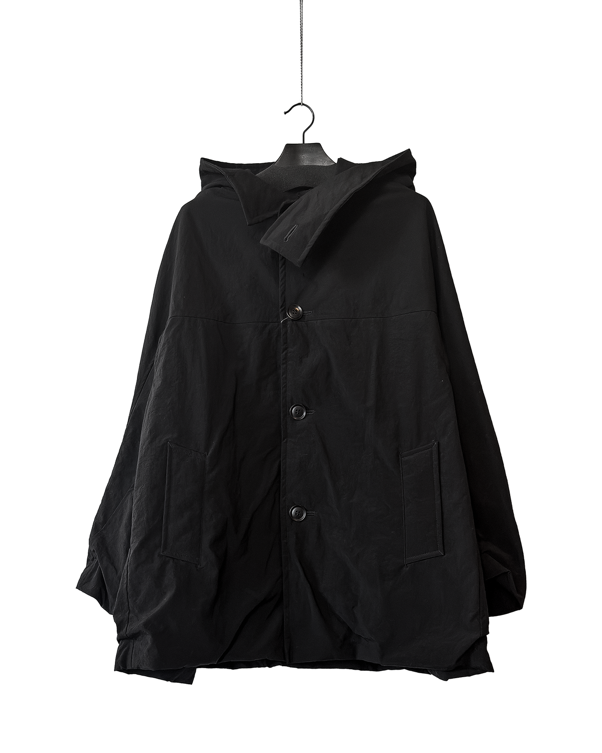 U-hoodie short coat