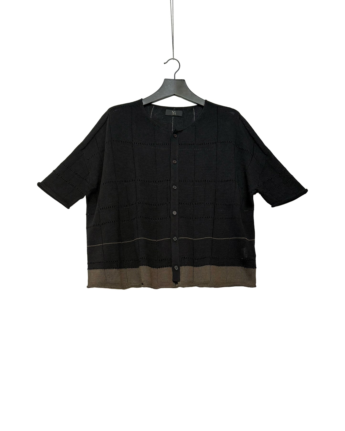 M-drop shoulder medium length cardigan