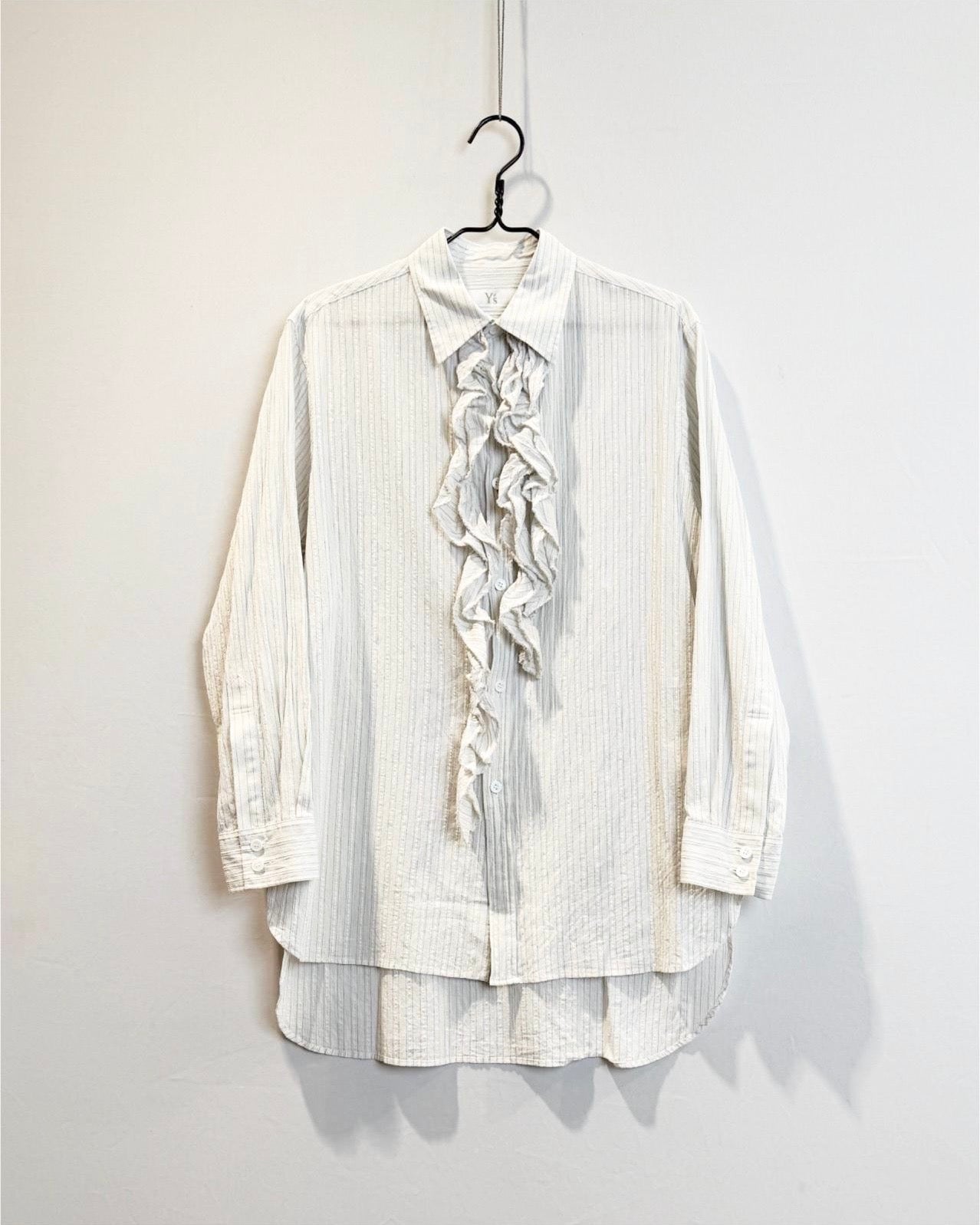 KO-untrimmed frill blouse