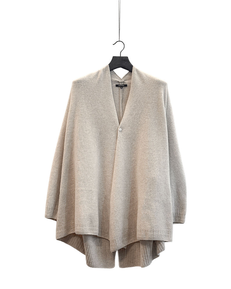 Fine wool haori cardigan
