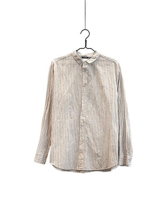 Organic cotton dobby stripe standard shirt
