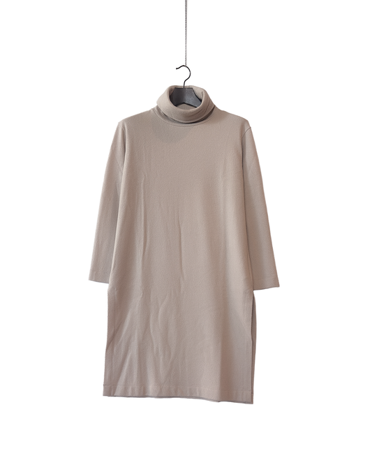 Wool air long jersey turtle top