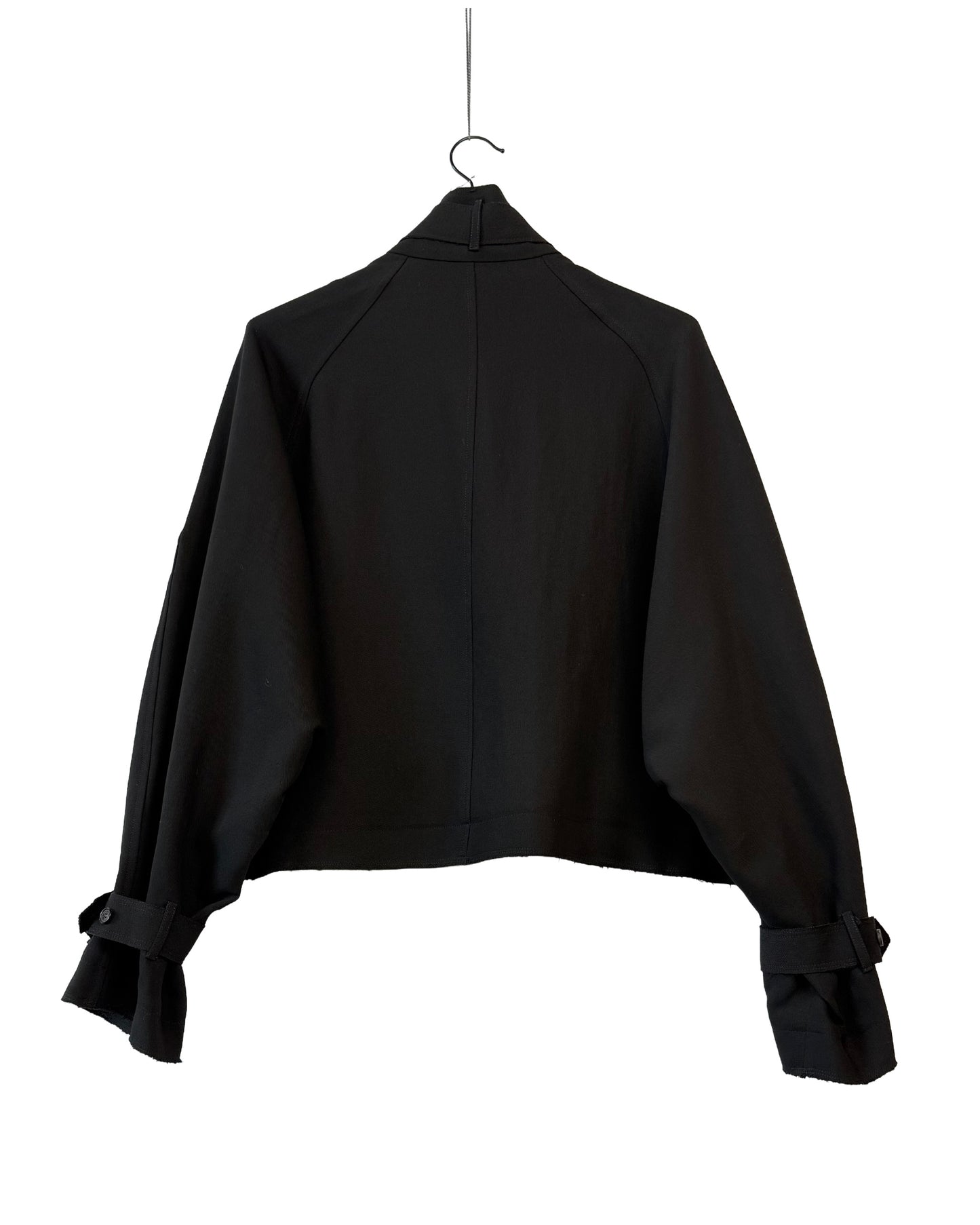 Diagonal wool blouson