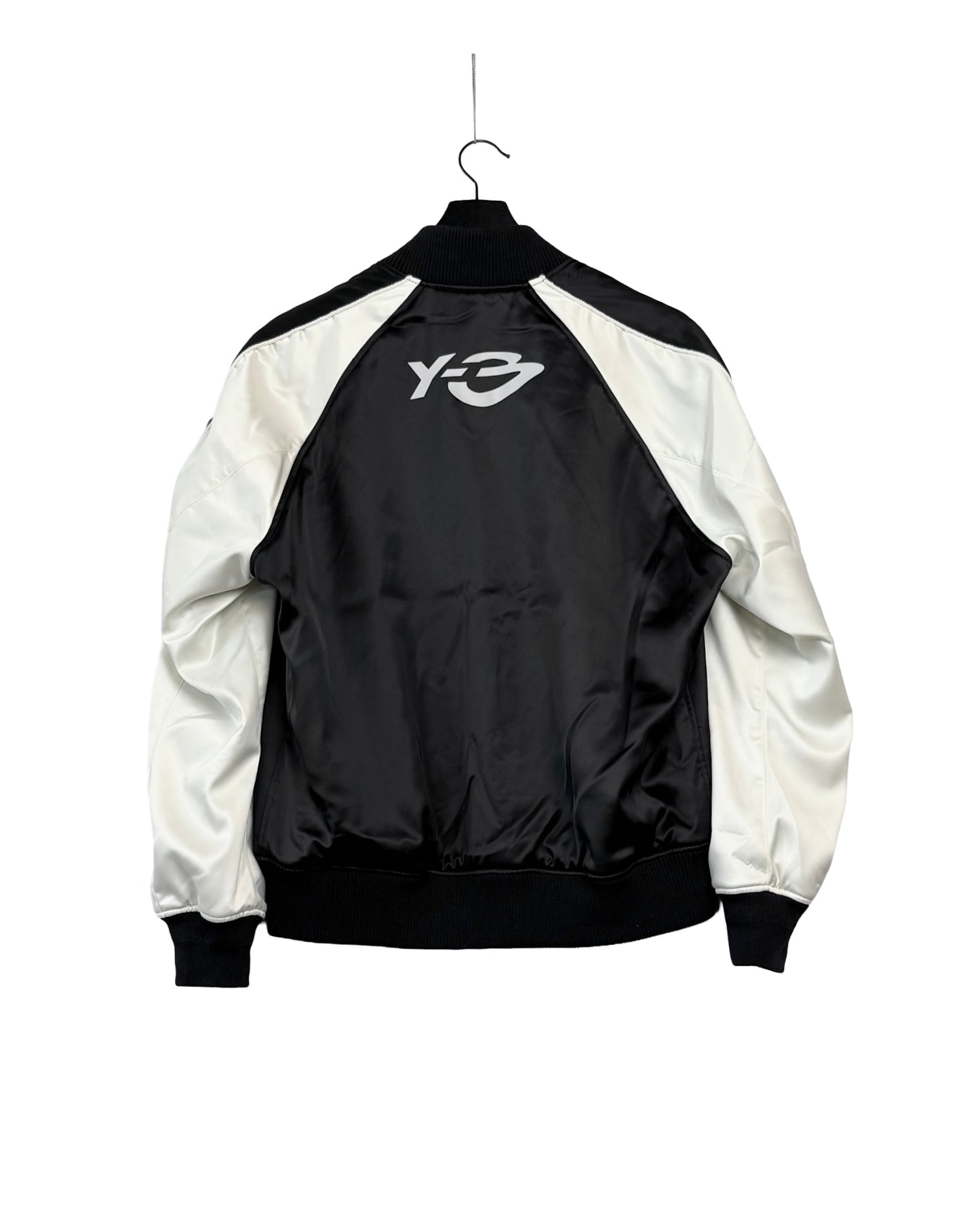 Y-3 Liquid logo satin souvenir jacket