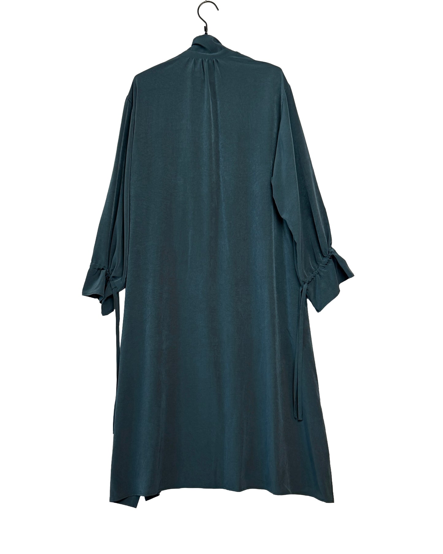 KO-gather collar dress
