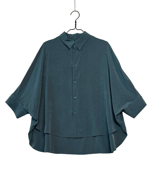 N-half sleeve cape shirt