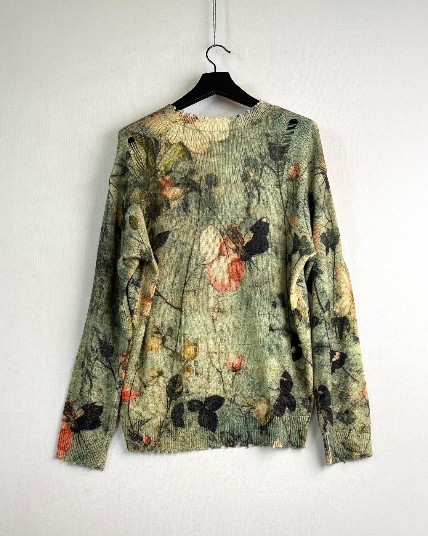 Printed boyfriend sweater