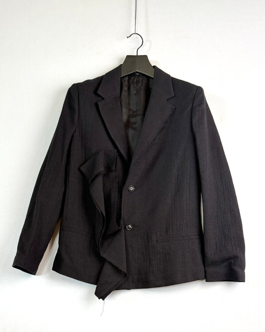 O-left front drape jacket