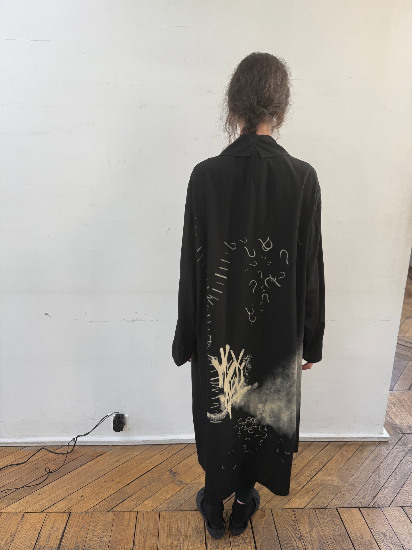 O-big collar coat