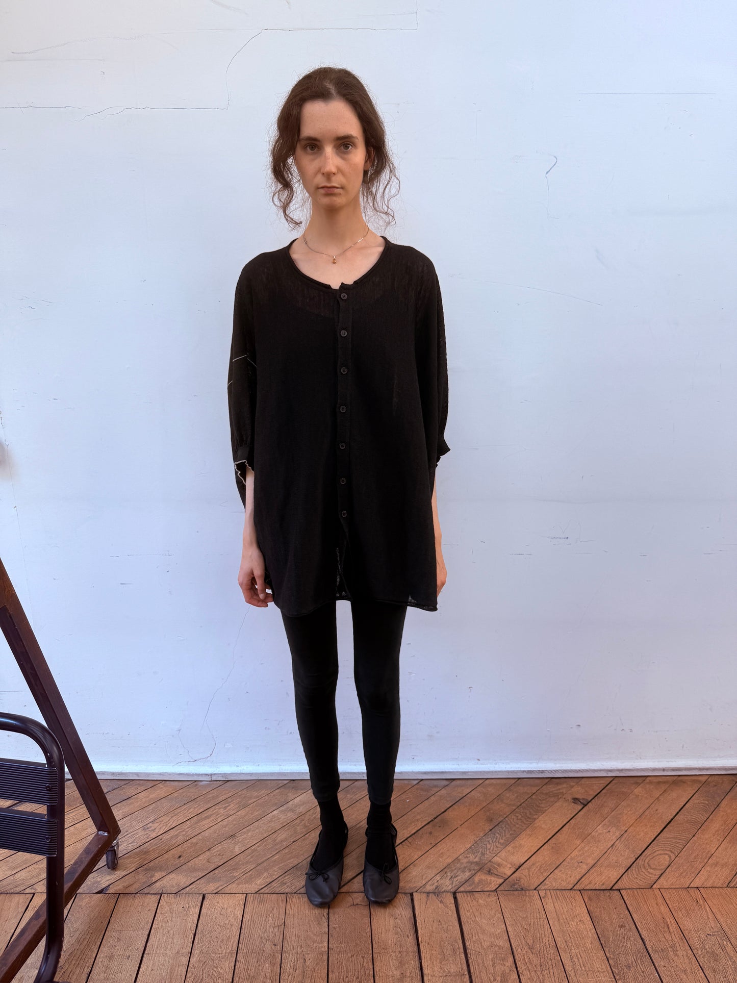 WG 1/2 sleeve big cardigan