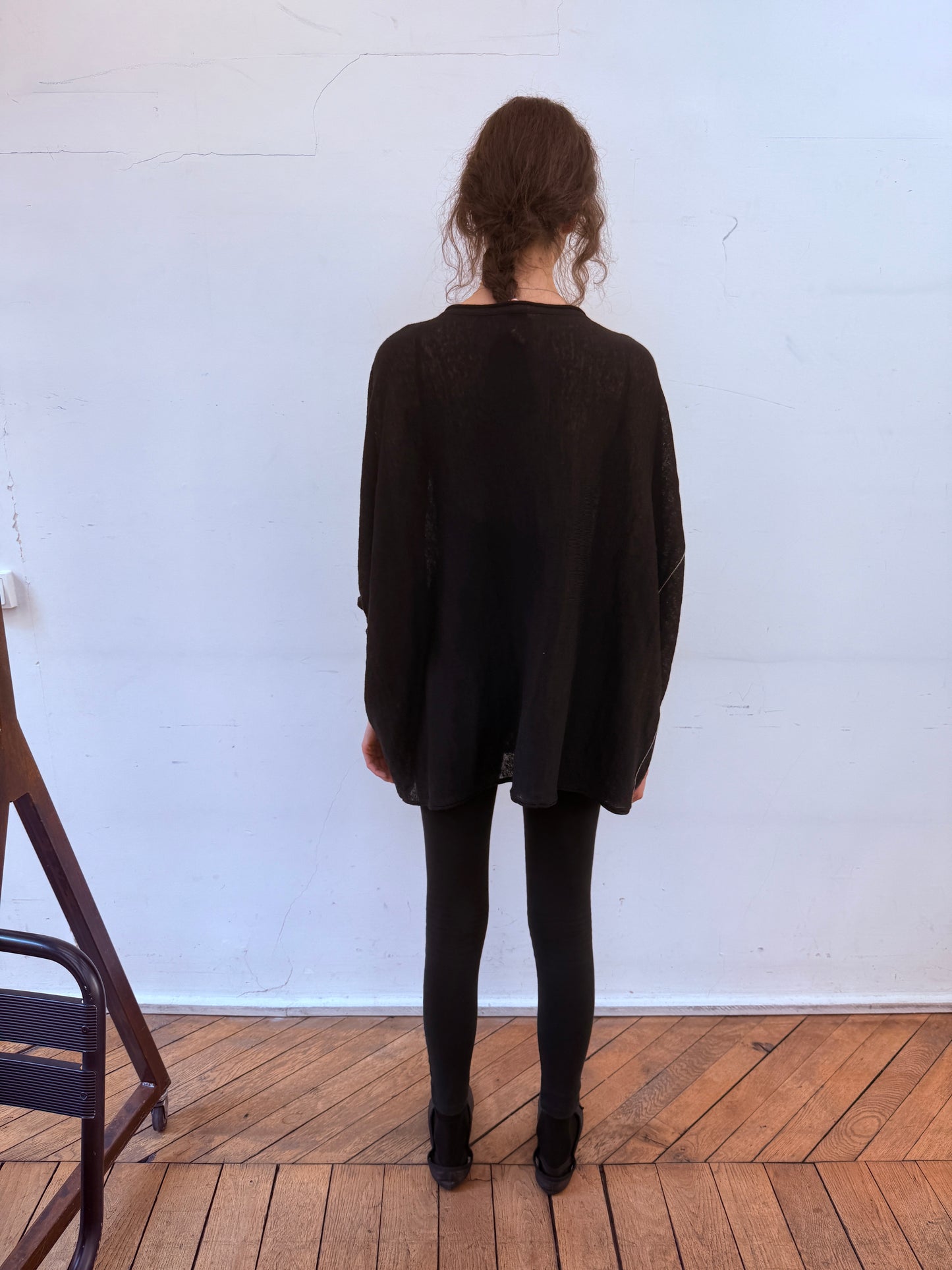 WG 1/2 sleeve big cardigan