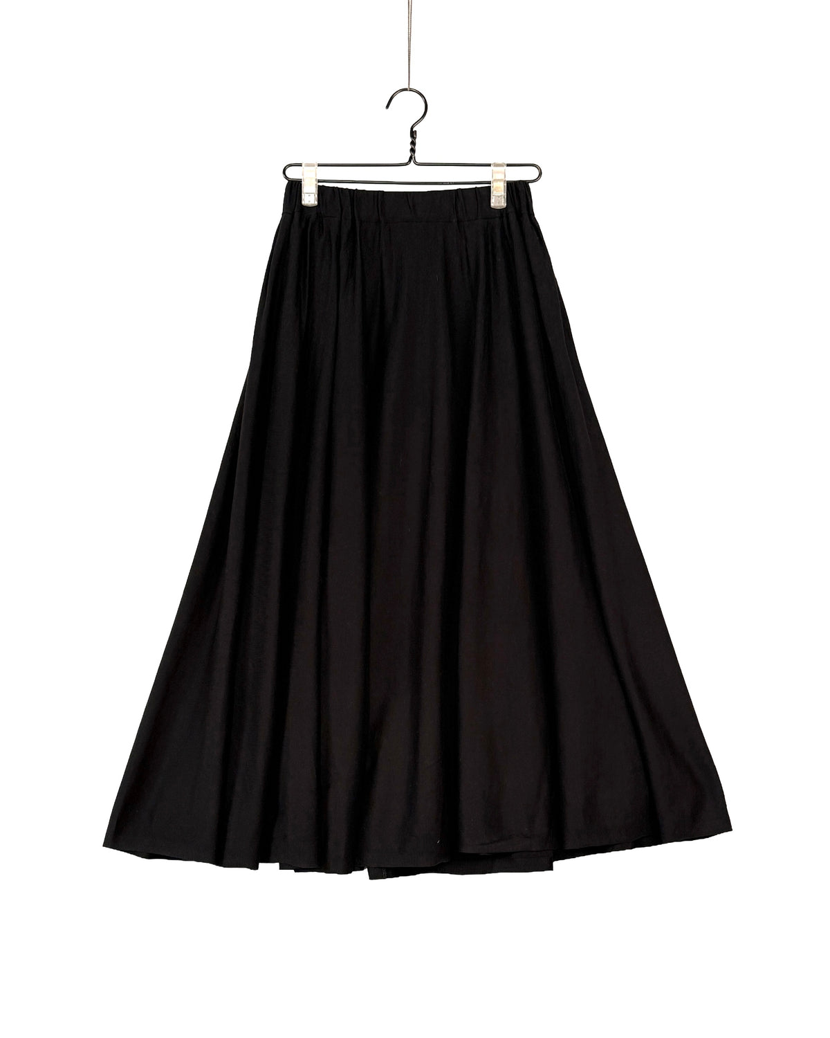 Silky slip on circle skirt