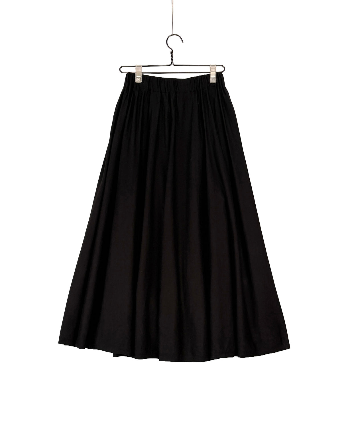Silky slip on circle skirt