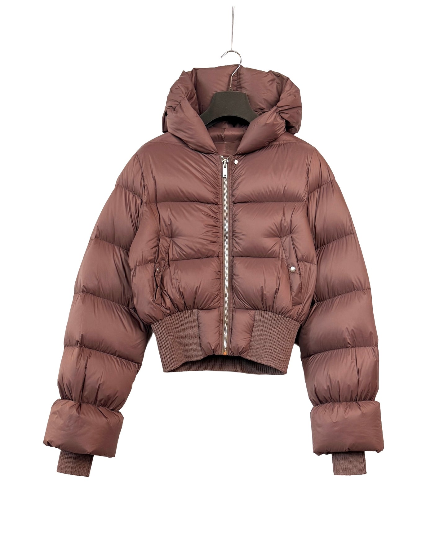 TEMPLE - Giacca piumino-Cinched hooded jacket