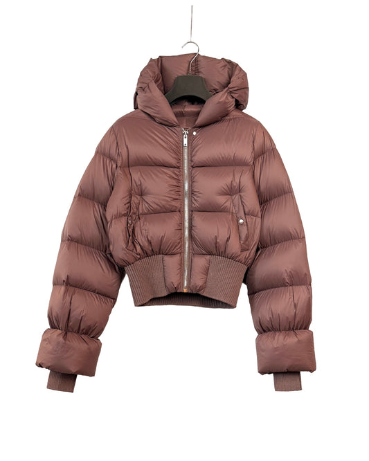 TEMPLE - Giacca piumino-Cinched hooded jacket