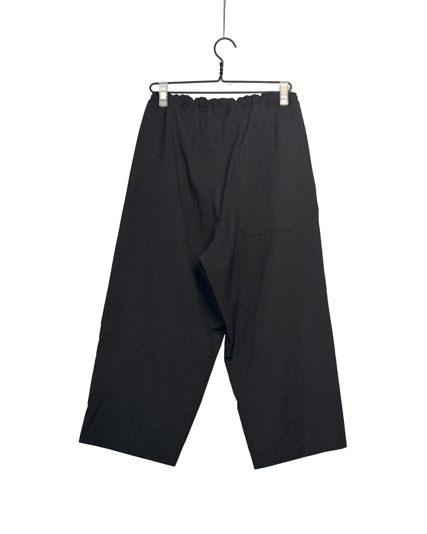 O-front tuck wide pants