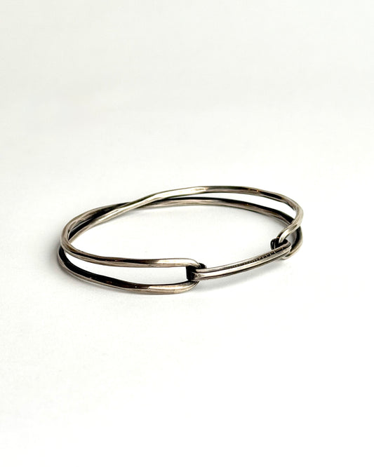 M2636 Bracelet closure tag hammered