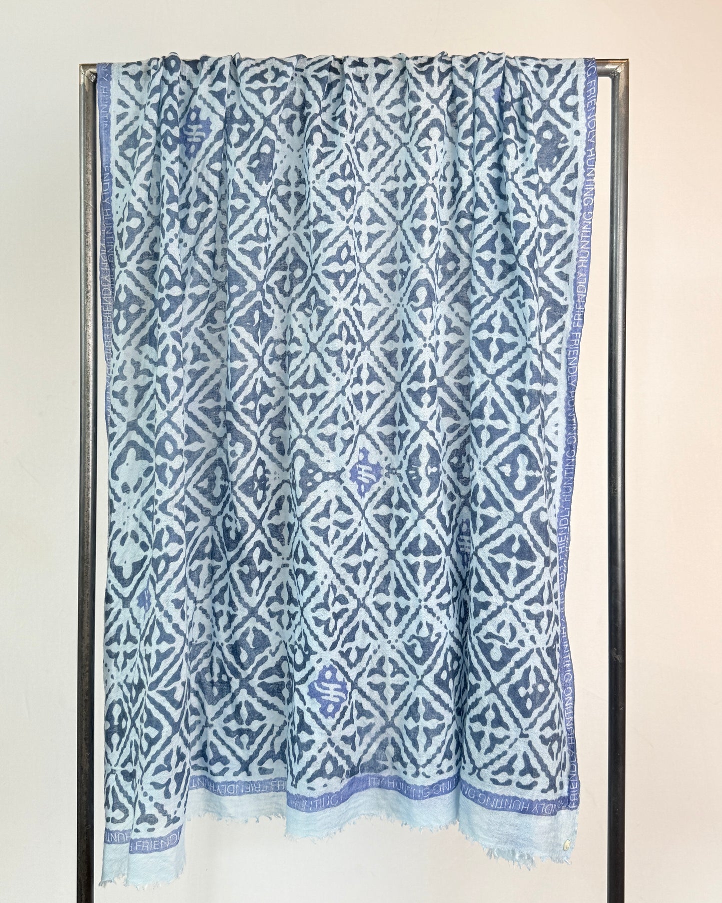 Felted Stole print Eyes of Marrakesh