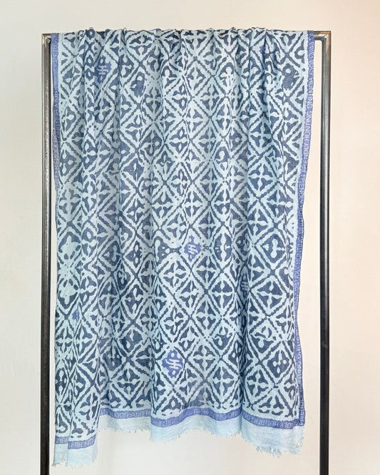 Felted Stole print Eyes of Marrakesh