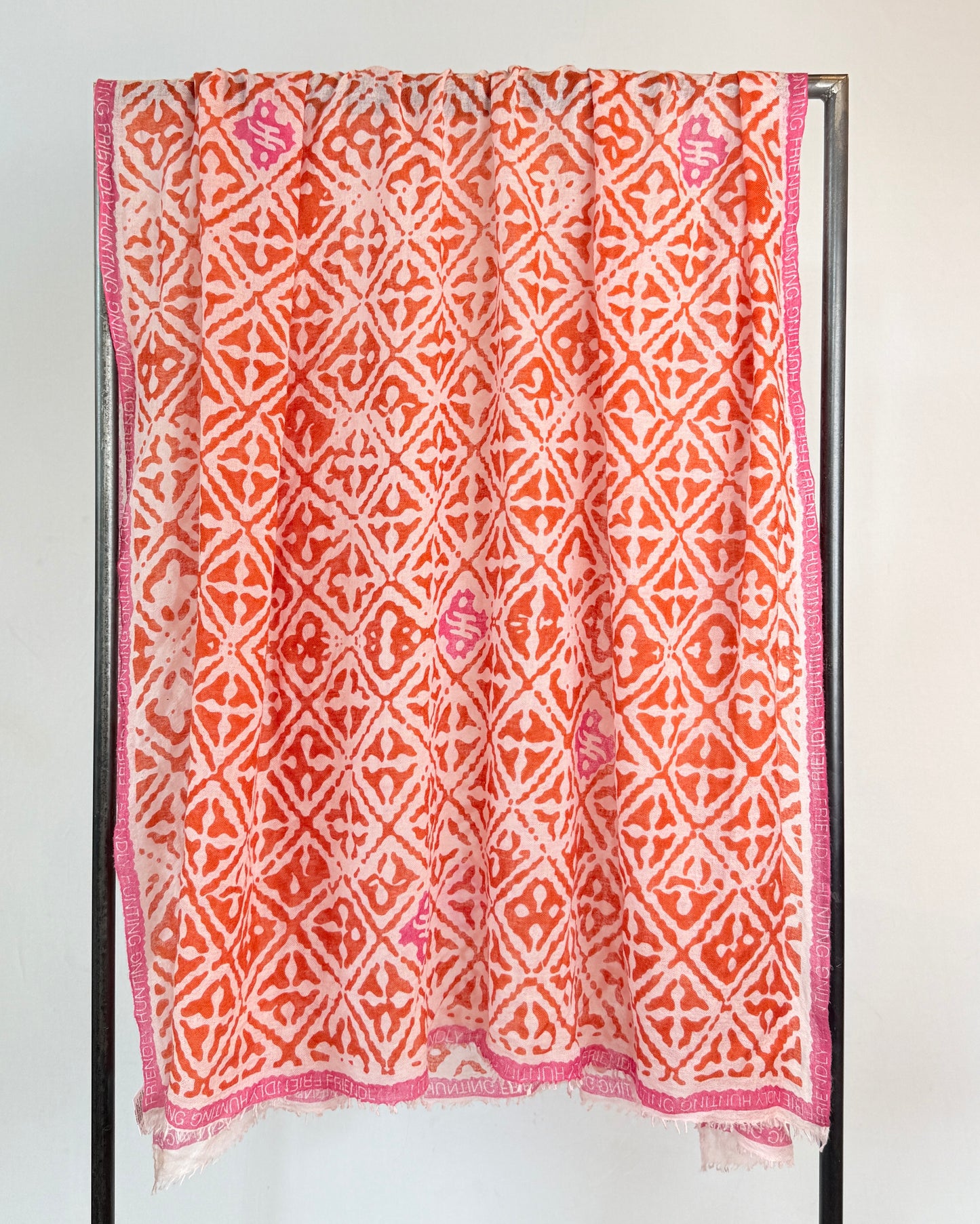 Felted Stole print Eyes of Marrakesh