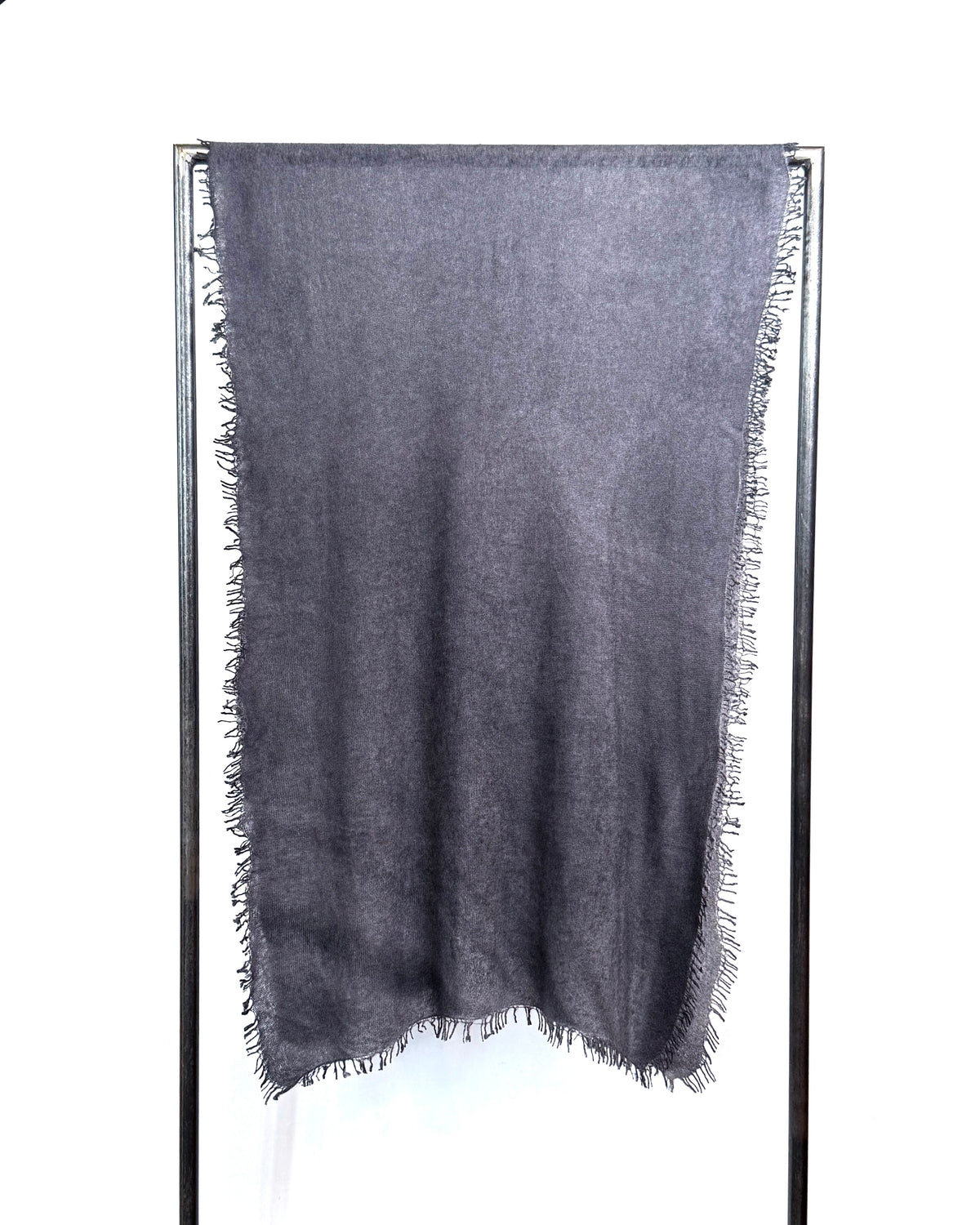 Hand dyed knitted scarf