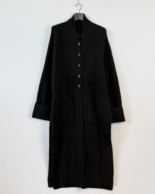 Yak long knit coat
