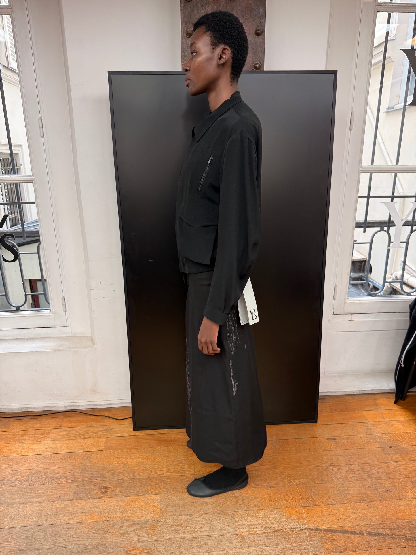 On-right side gather skirt
