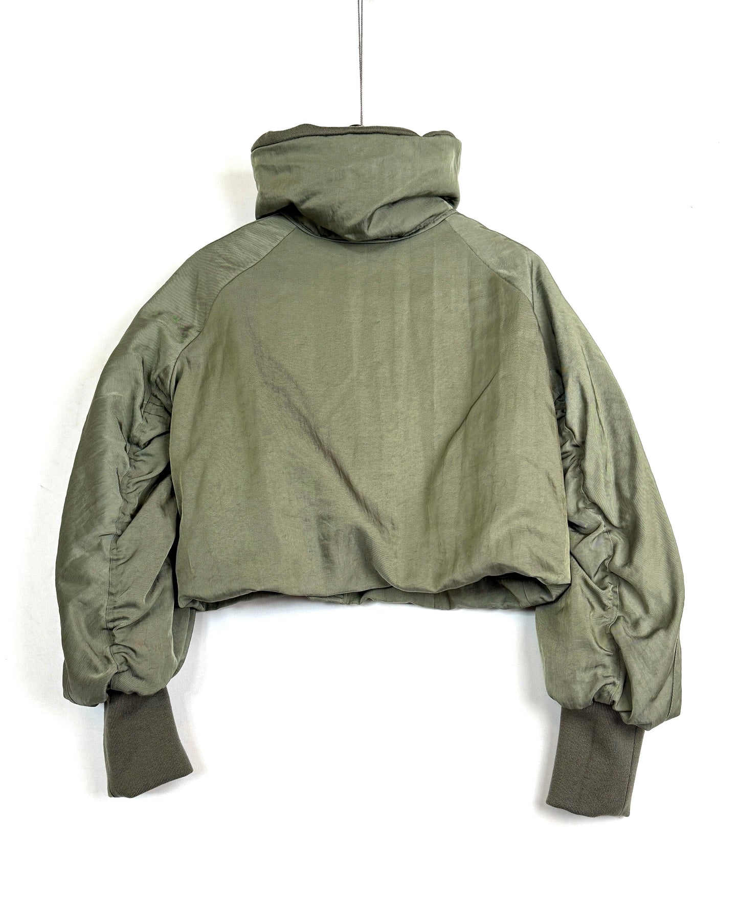 Oversized padded flight jacket