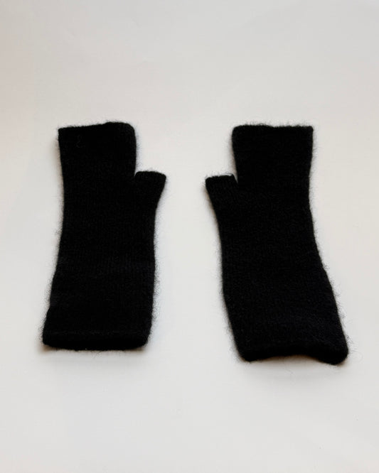 Yak fingerless gloves